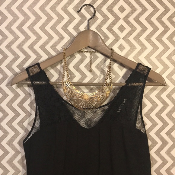 Express Black Lace Dress, Sz 6 - Picture 7 of 8